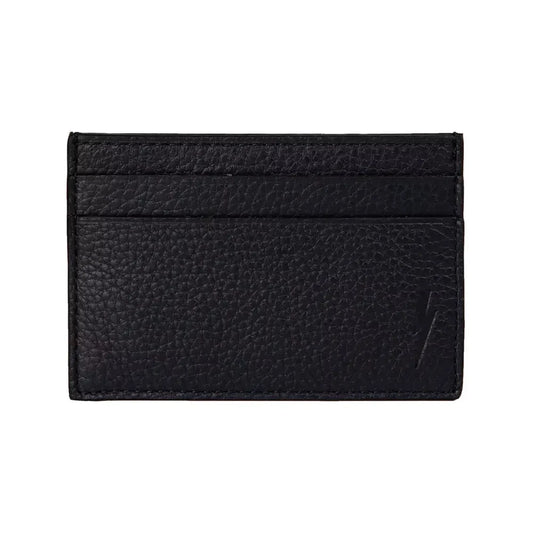 Neil Barrett Black Leather Mens Card Holder Neil Barrett