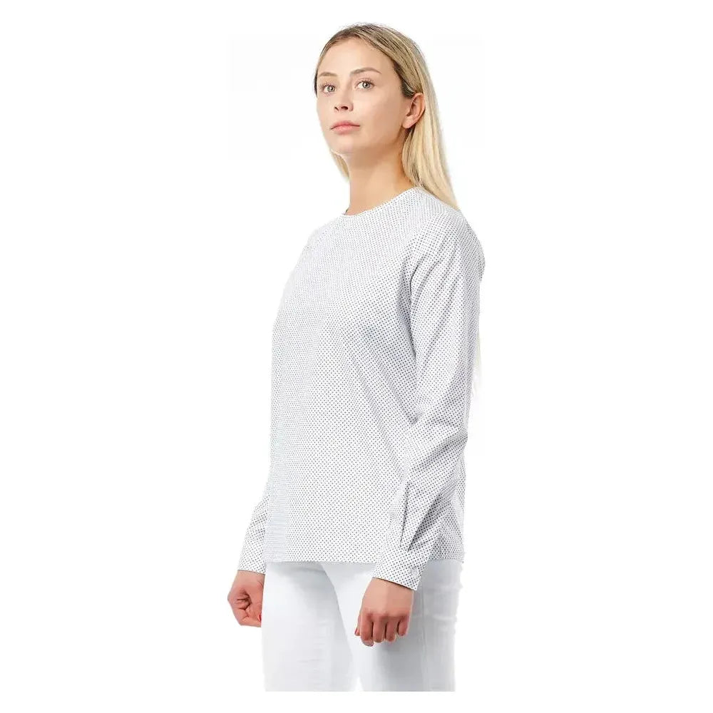 Bagutta White Cotton Women Blouse Bagutta