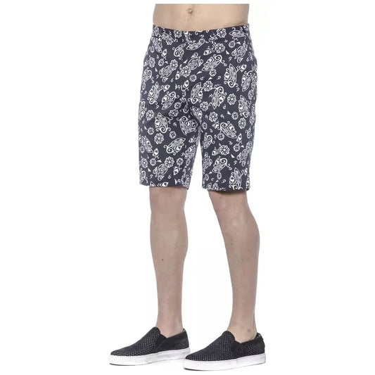 PT Torino Blue Cotton Men's Bermuda Short Shorts PT Torino