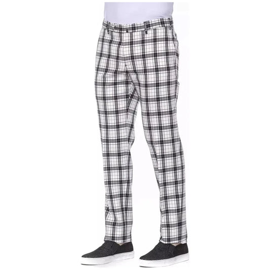 PT Torino Black Cotton Men Trouser PT Torino