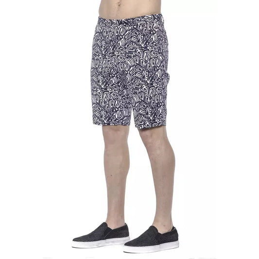 PT Torino Blue Cotton Men Short Shorts PT Torino