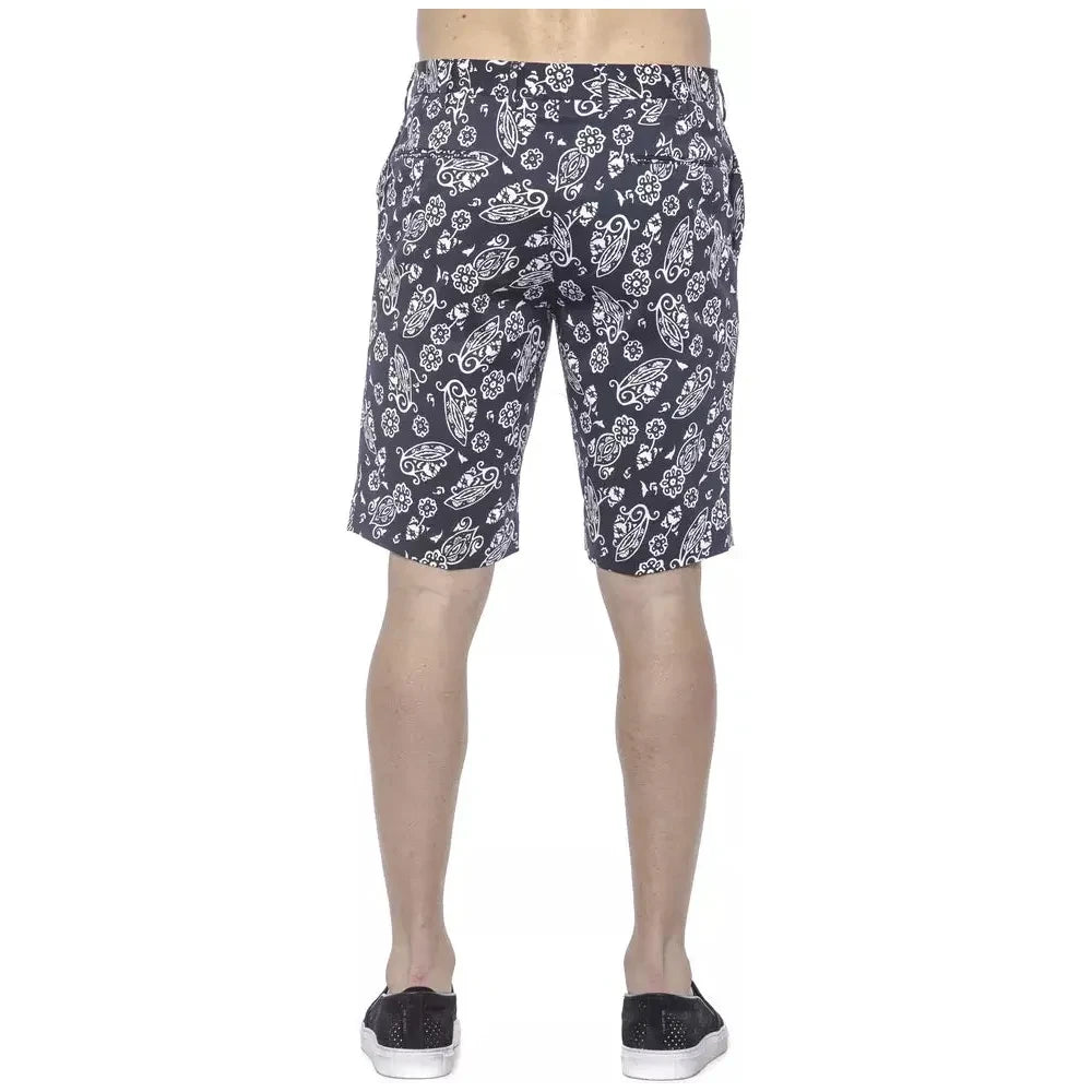 PT Torino Blue Cotton Mens Bermuda Short Shorts PT Torino