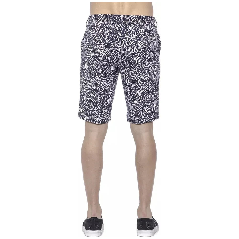 PT Torino Blue Cotton Men Short Shorts PT Torino