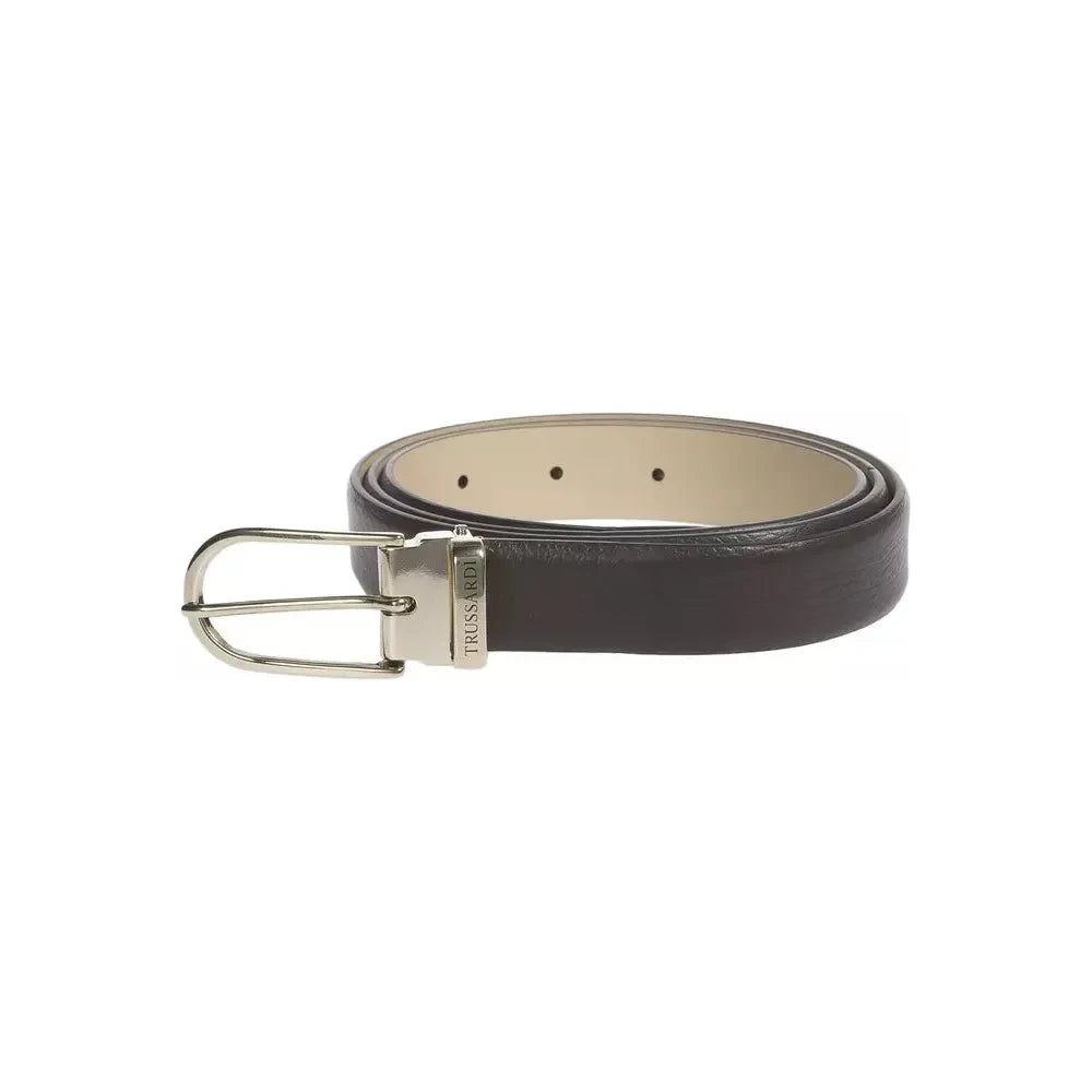 Trussardi Brown Leather Women Belt Trussardi