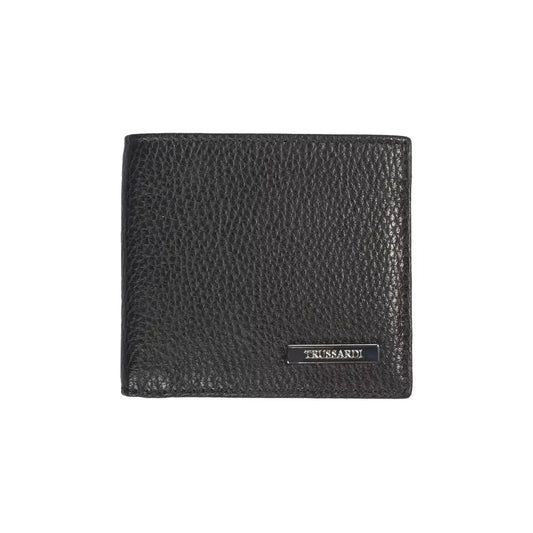 Trussardi Black Leather Men's Wallet Trussardi