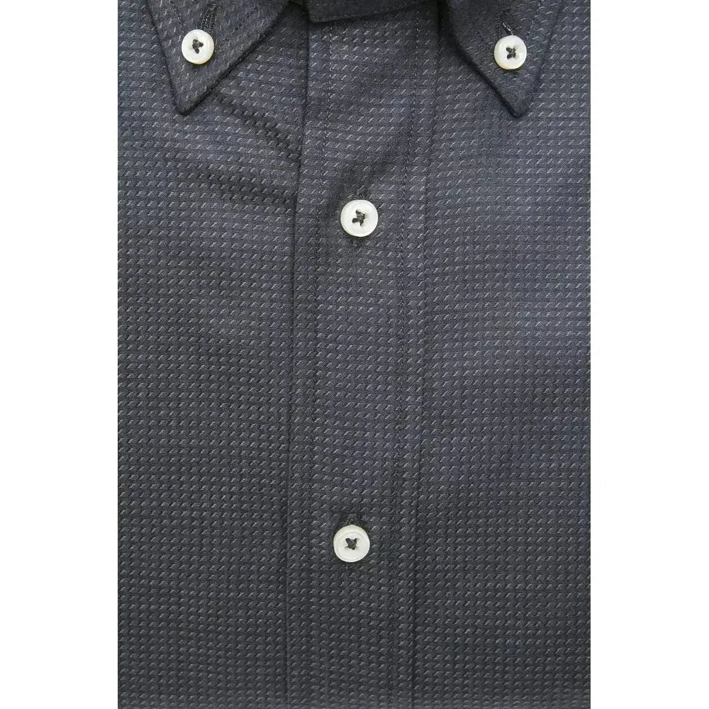 Robert Friedman Green Cotton Men Shirt