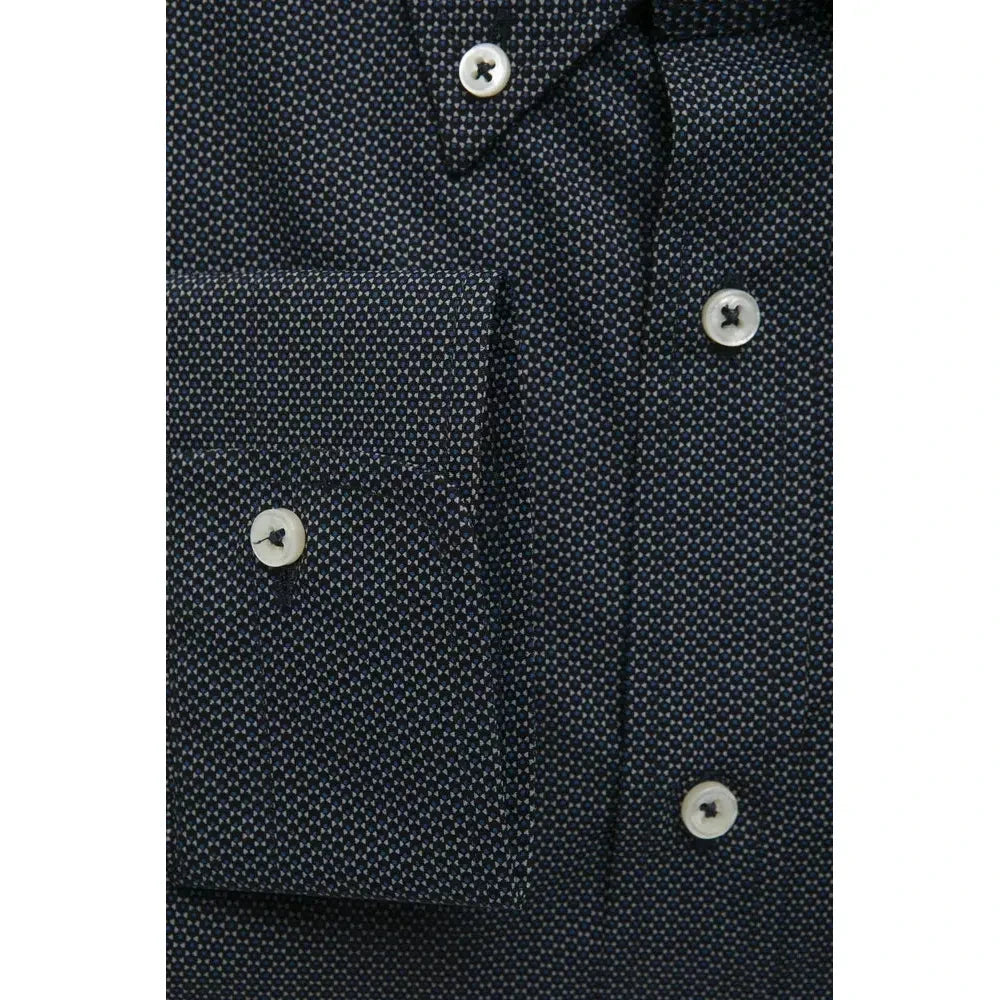 Robert Friedman Black Cotton Men's Shirt Robert Friedman