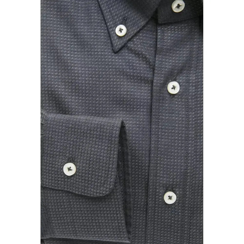 Robert Friedman Green Cotton Men Shirt