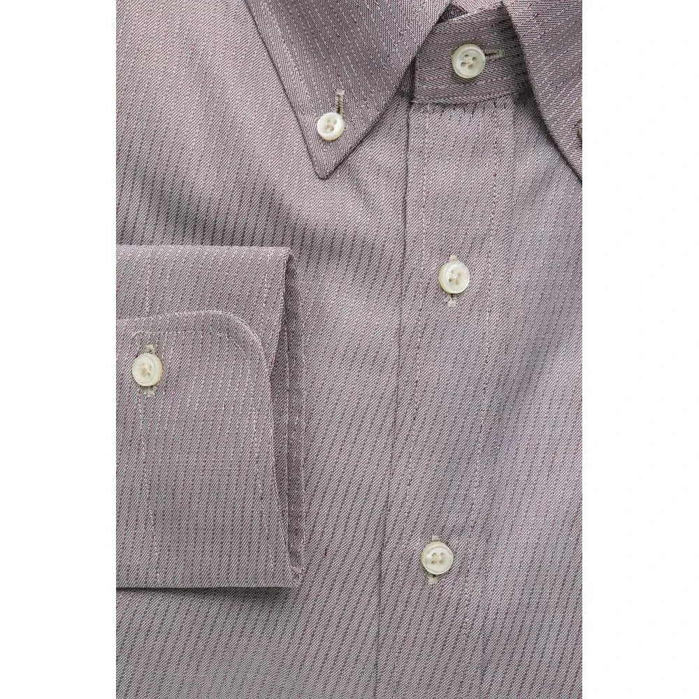 Robert Friedman Beige Cotton Men Shirt Robert Friedman