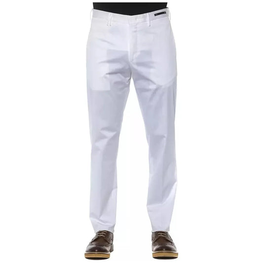 PT Torino White Cotton Men's Trouser PT Torino