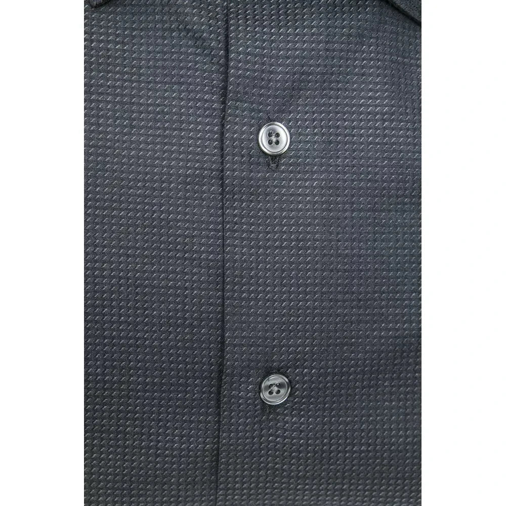 Robert Friedman "Black Cotton Men Shirt" Robert Friedman