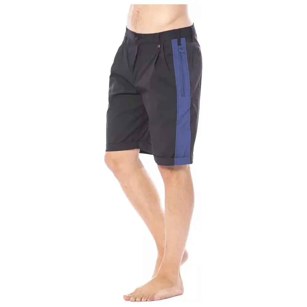 Verri Black Cotton Men's Short Verri