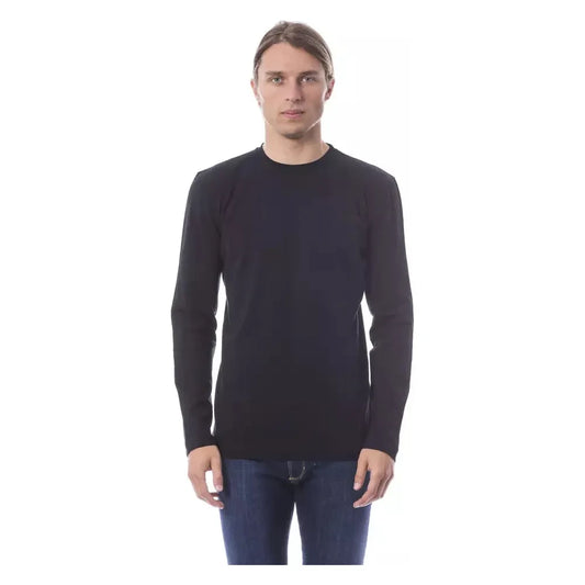 Verri Black Cotton Men T-Shirt Verri