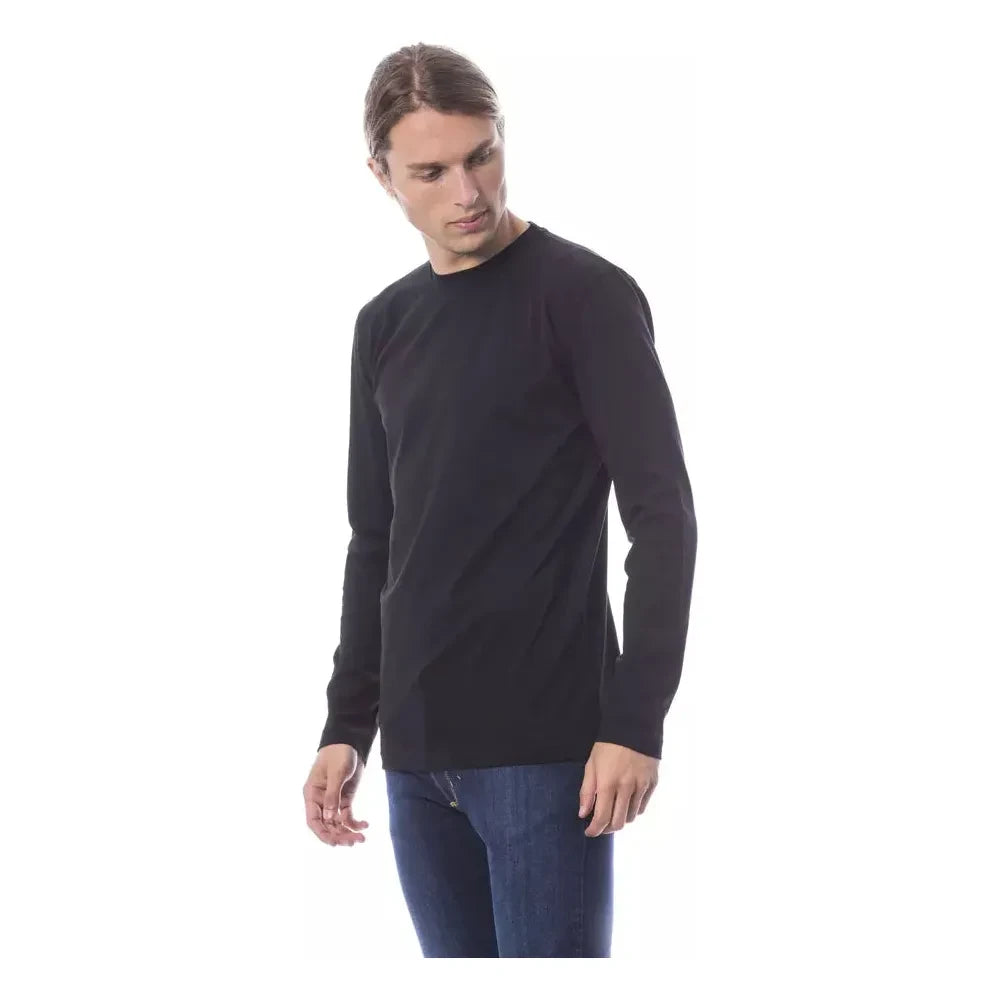 Verri "Black Cotton Men T-Shirt" Verri