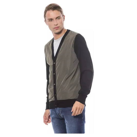 Verri Multicolor Wool Men Cardigan Verri