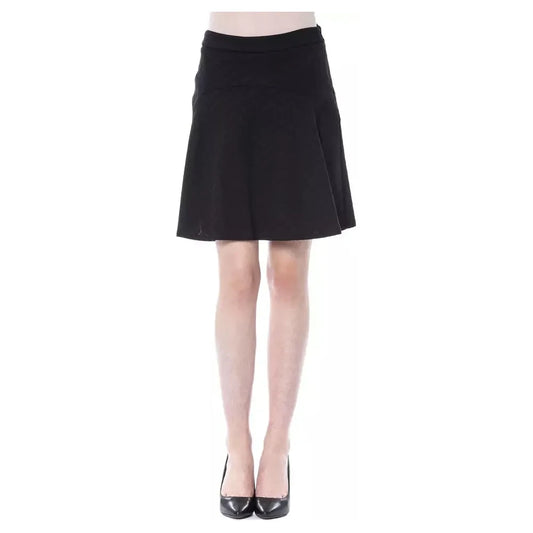 BYBLOS Black Polyester Women Skirt WOMAN SKIRTS BYBLOS