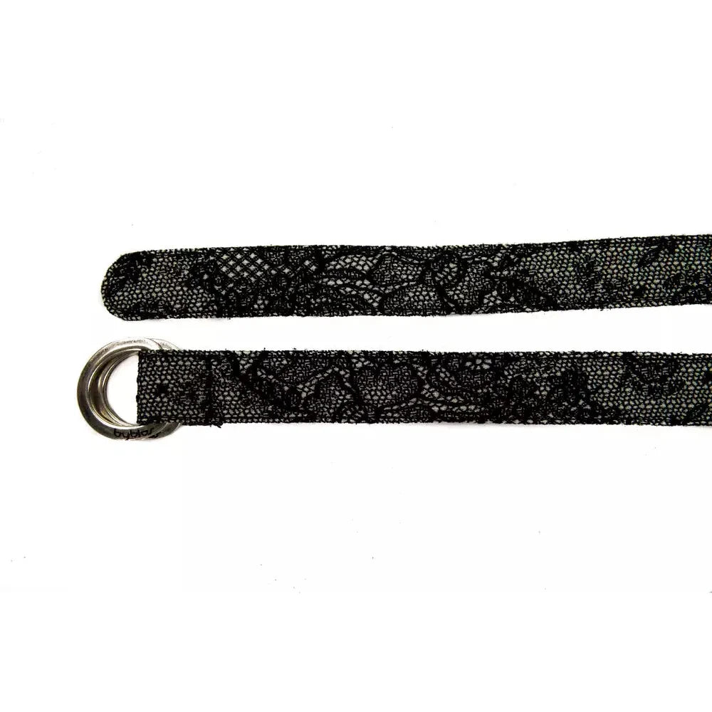 BYBLOS Black Wool Women Belt BYBLOS