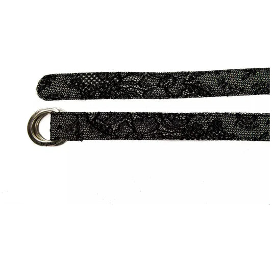 BYBLOS Black Wool Women's Belt BYBLOS