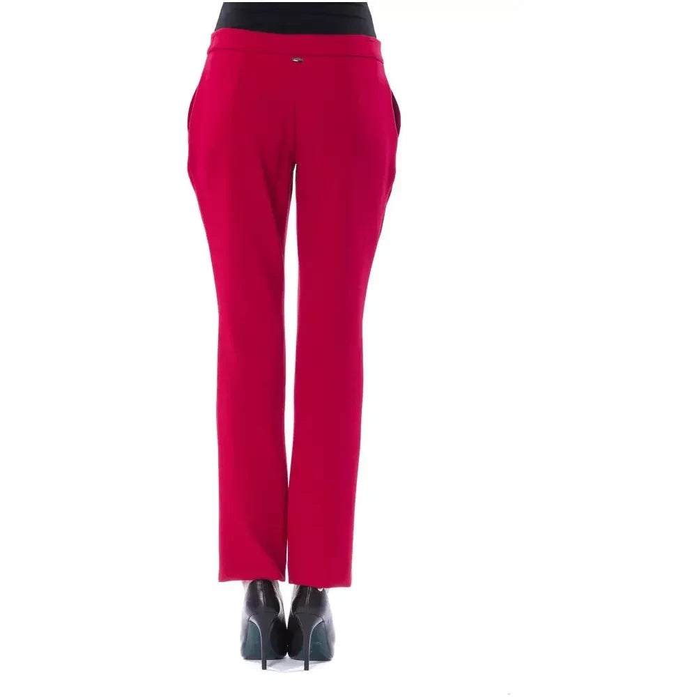 BYBLOS Fuchsia Polyester Women Pant BYBLOS