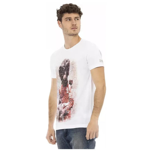 Trussardi Action White Cotton Men's T-Shirt Trussardi Action