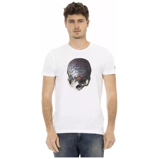 Trussardi Action White Cotton Men's T-Shirt Trussardi Action