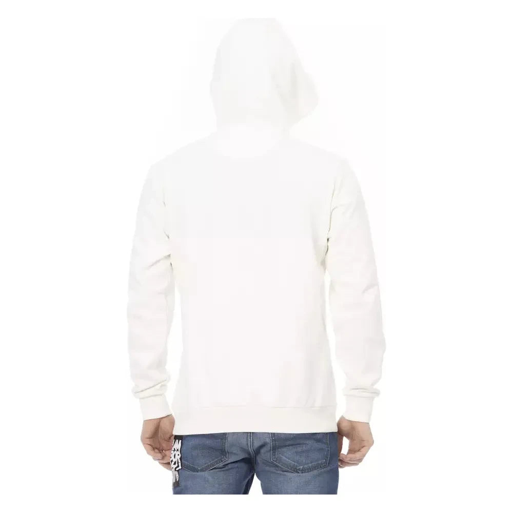 Automobili Lamborghini White Cotton Men Sweater Automobili Lamborghini