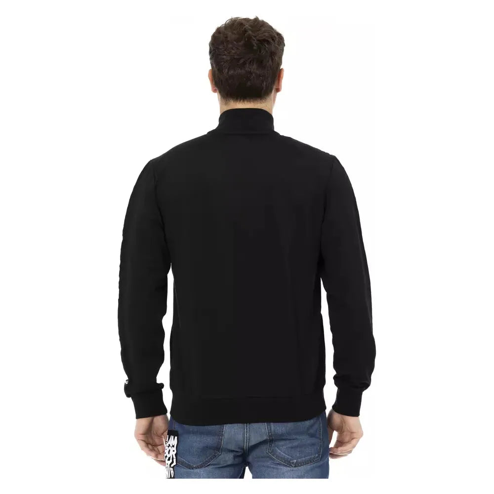 Automobili Lamborghini Black Polyester Men's Sweatshirt Automobili Lamborghini