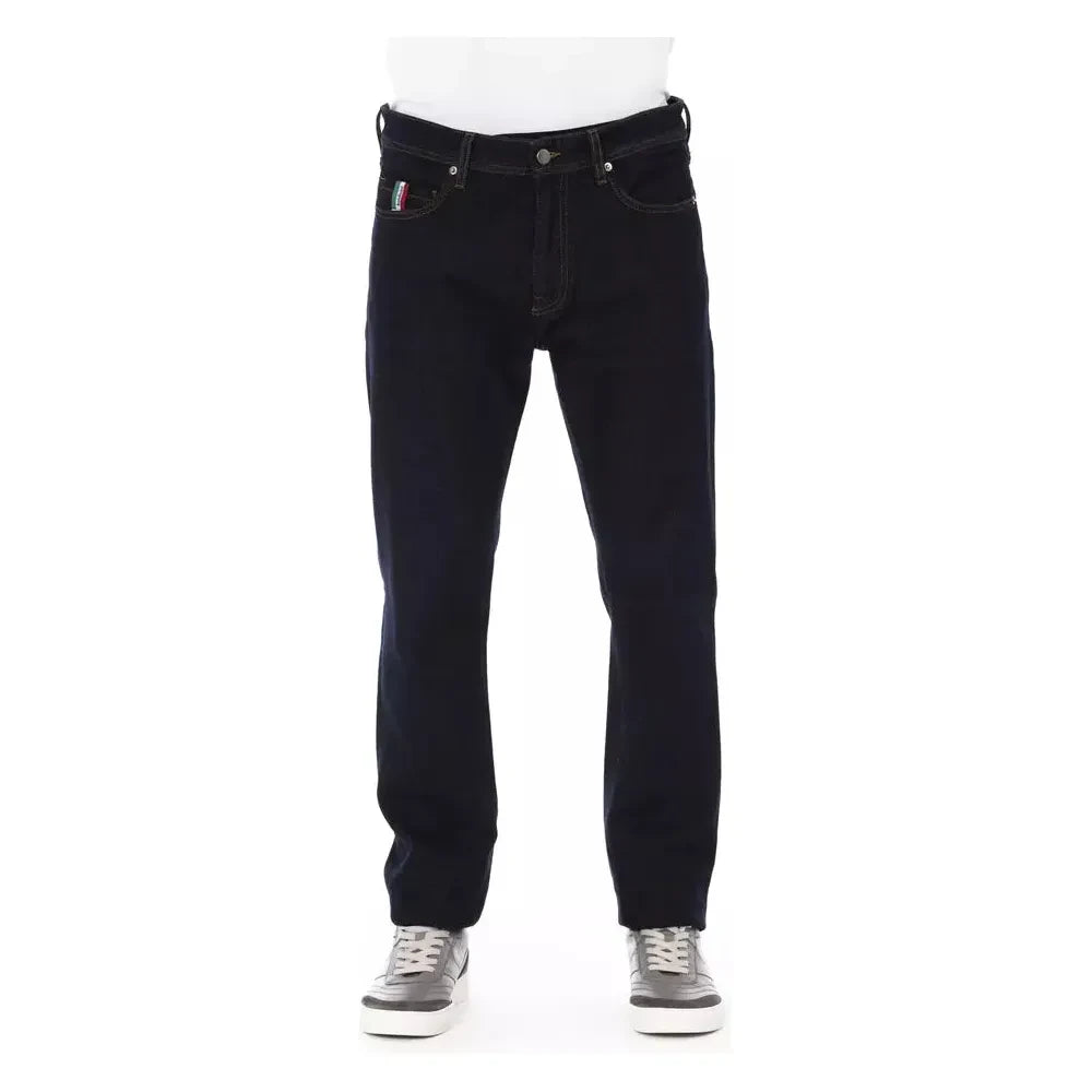 Baldinini Trend Blue Cotton Men Jeans Baldinini Trend