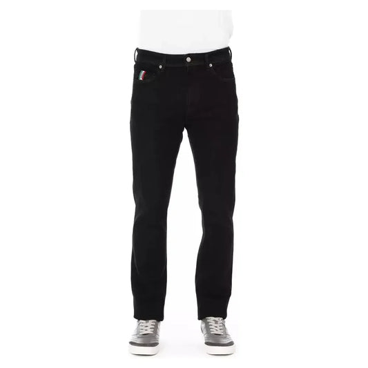 Baldinini Trend Black Cotton Men's Jeans Baldinini Trend