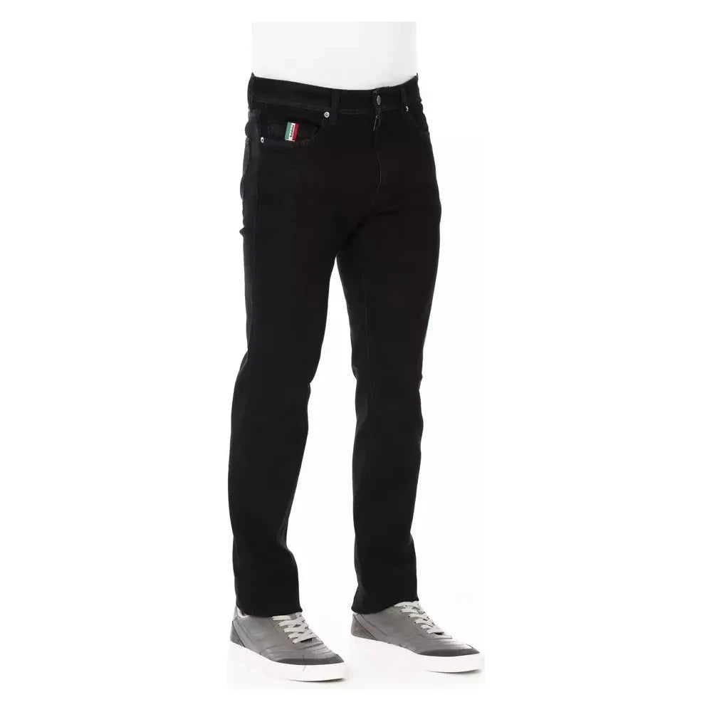 Baldinini Trend Black Cotton Men's Jeans Baldinini Trend