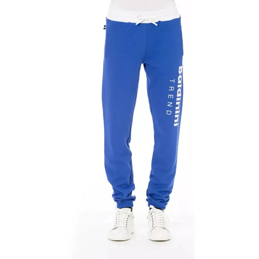 Baldinini Trend Blue Cotton Men's Pant Baldinini Trend