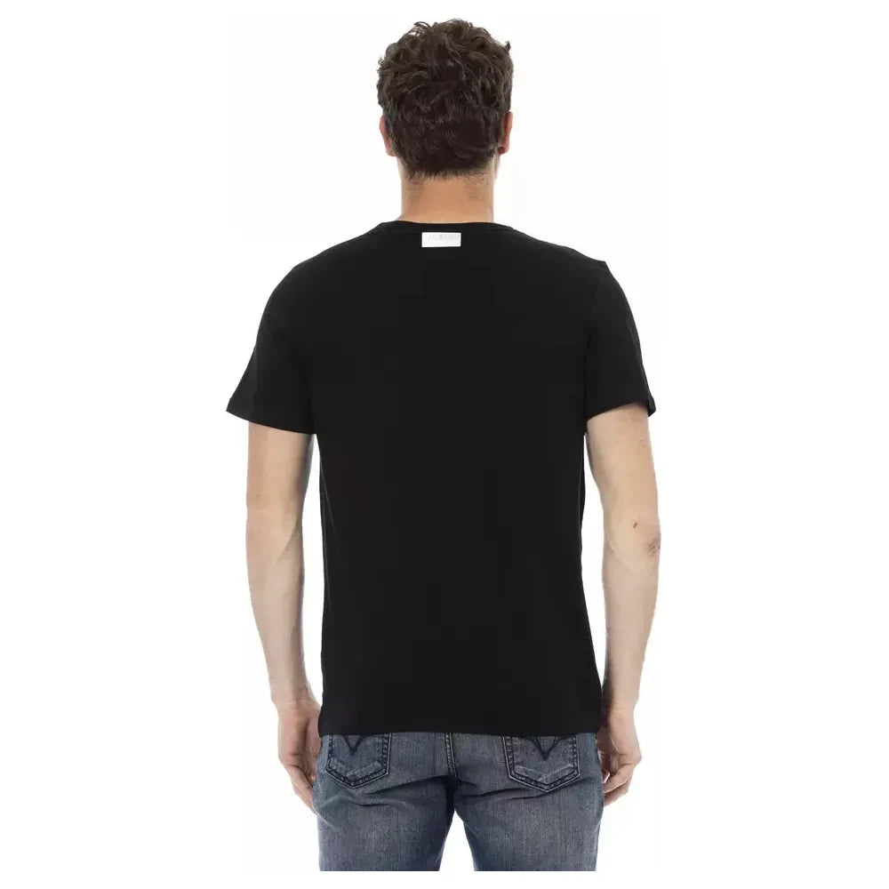 Bikkembergs Black Cotton Men T-Shirt Bikkembergs