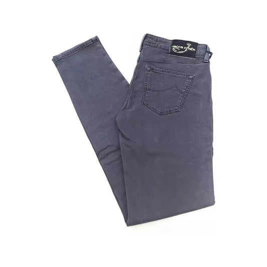 Jacob Cohen Blue Cotton-Like Women's Jean Jacob Cohen