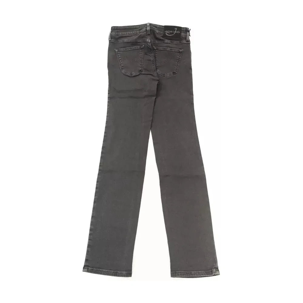 Jacob Cohen Black Cotton Women Jeans Jacob Cohen