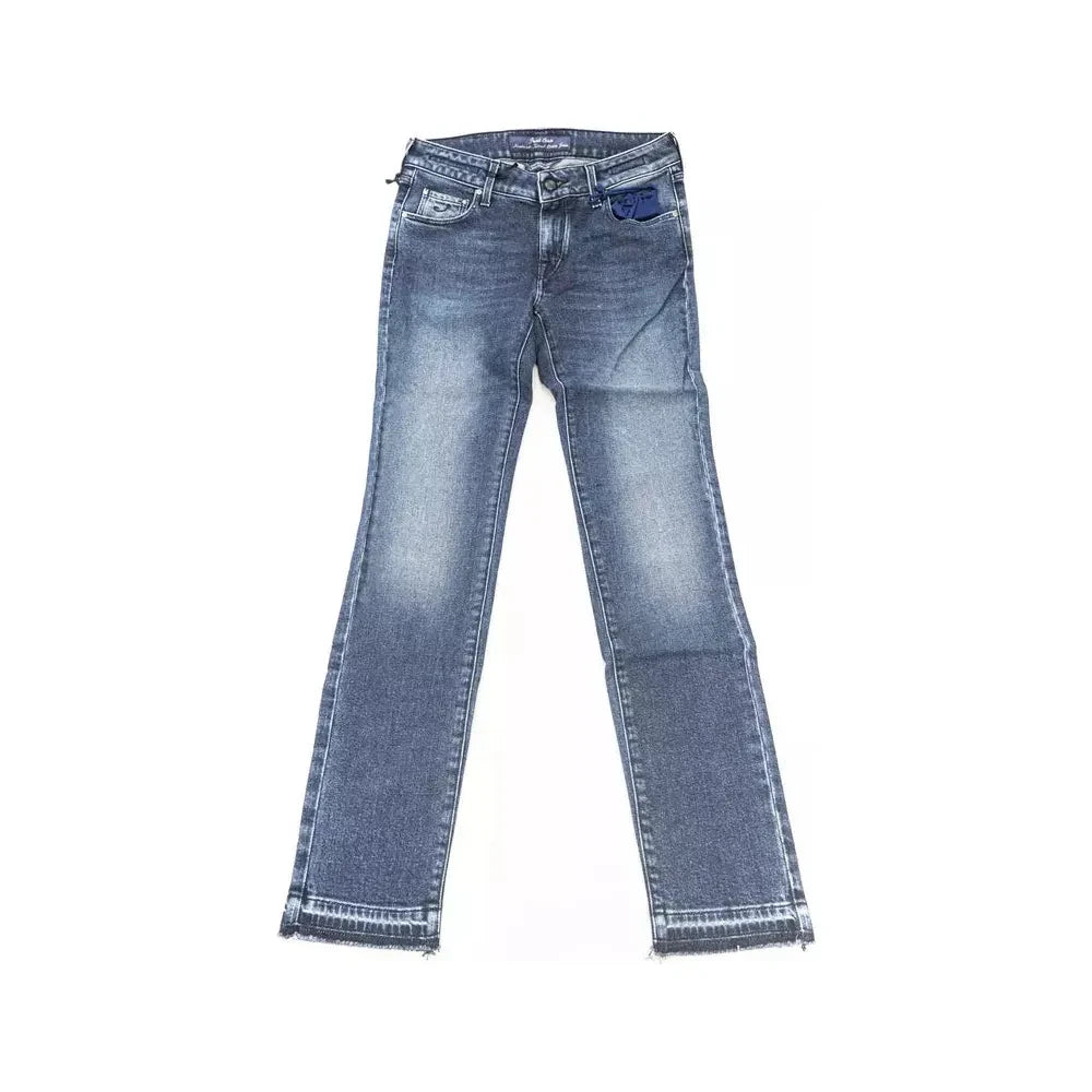 Jacob Cohen Blue Cotton Women's Slim Jeans Jacob Cohen