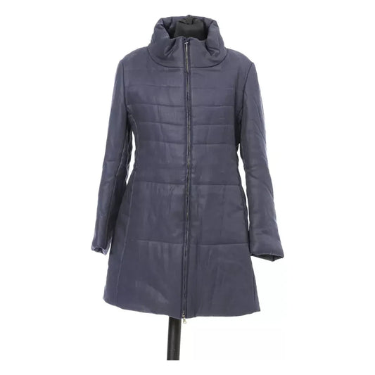 Jacob Cohen Blue Cotton-Like Women Jacket WOMAN COATS & JACKETS Jacob Cohen