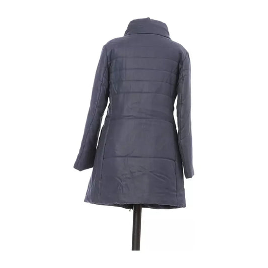 Jacob Cohen Blue Cotton-Like Women Jacket WOMAN COATS & JACKETS Jacob Cohen