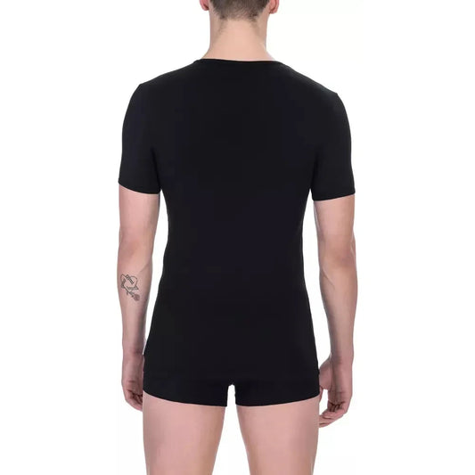 Bikkembergs "Black Cotton Men T-Shirt" Bikkembergs