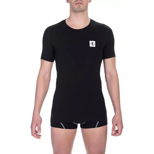 Bikkembergs Black Cotton Men's T-Shirt Bikkembergs