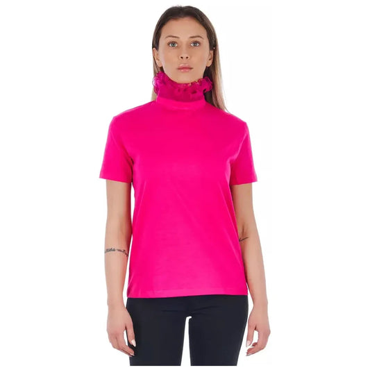 Frankie Morello Pink Cotton Women Top Frankie Morello