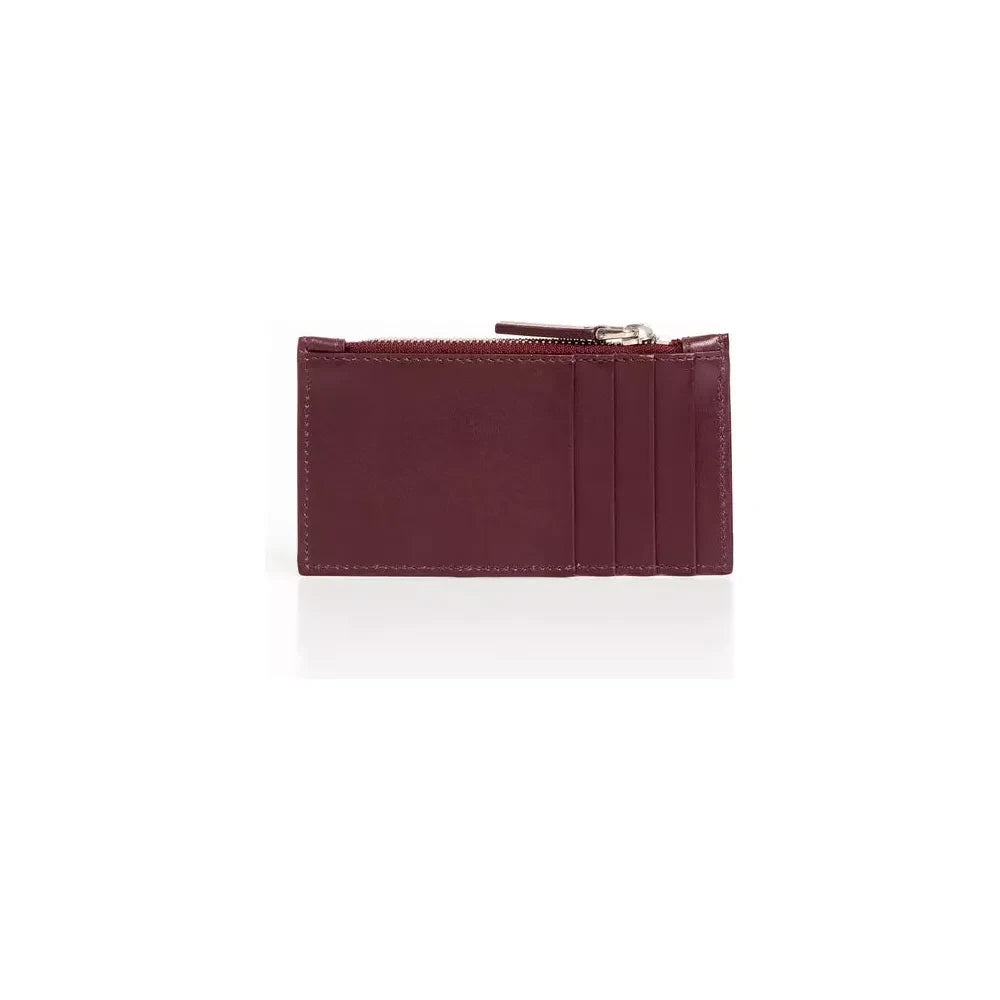 Trussardi Brown Leather Men Wallet Wallet Trussardi