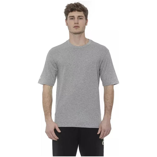 Tond Gray Cotton Men's T-Shirt Tond