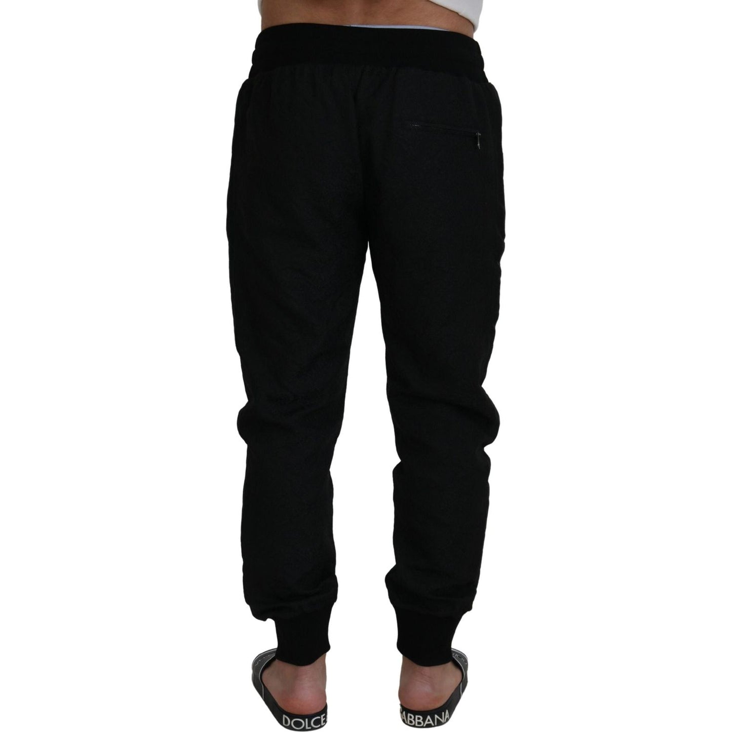 Dolce & Gabbana Elegant Black Jogger Pants for the Modern Man Dolce & Gabbana