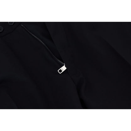 Dolce & Gabbana Elegant Black Wool-Blend Trousers Dolce & Gabbana