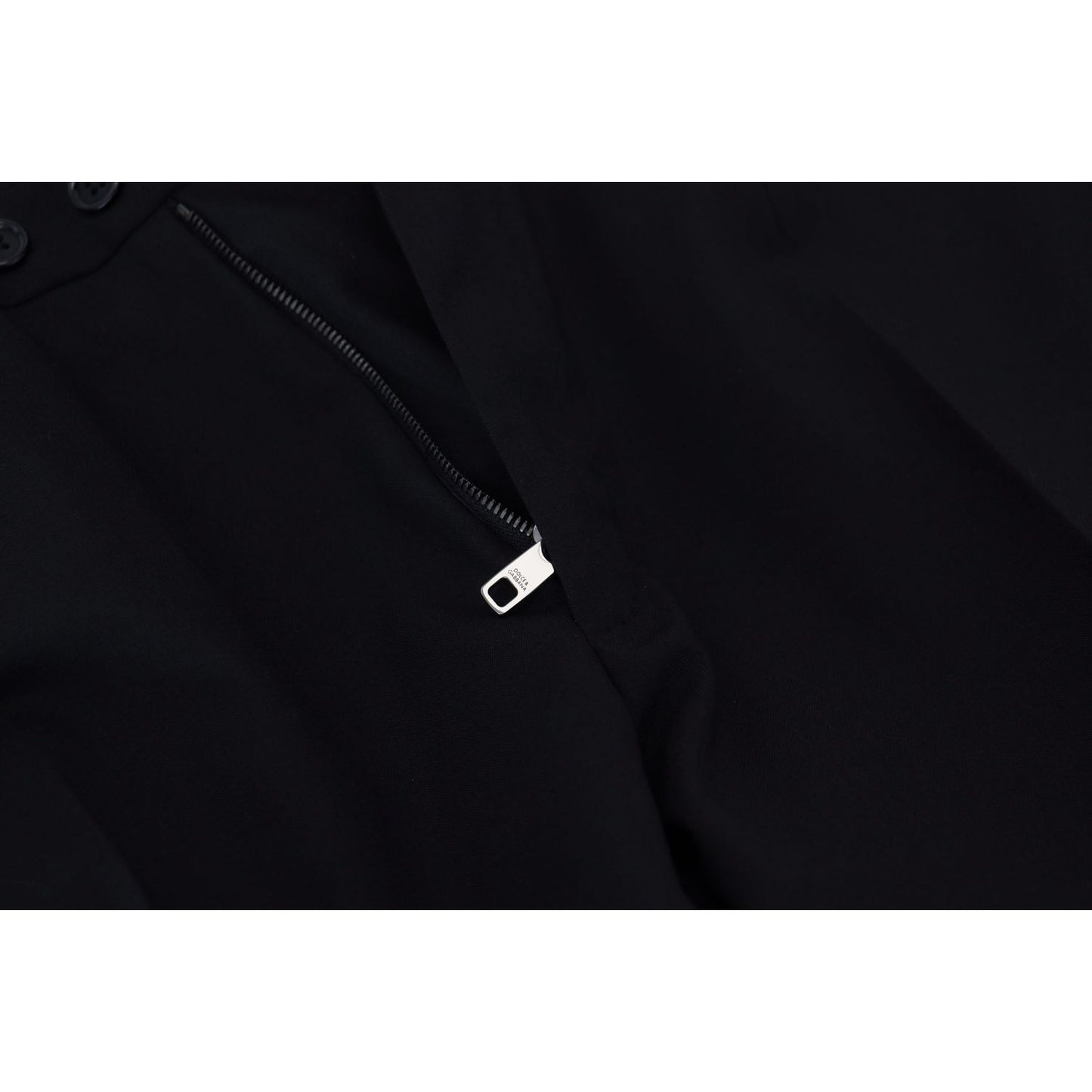 Dolce & Gabbana Elegant Black Wool-Blend Trousers Dolce & Gabbana