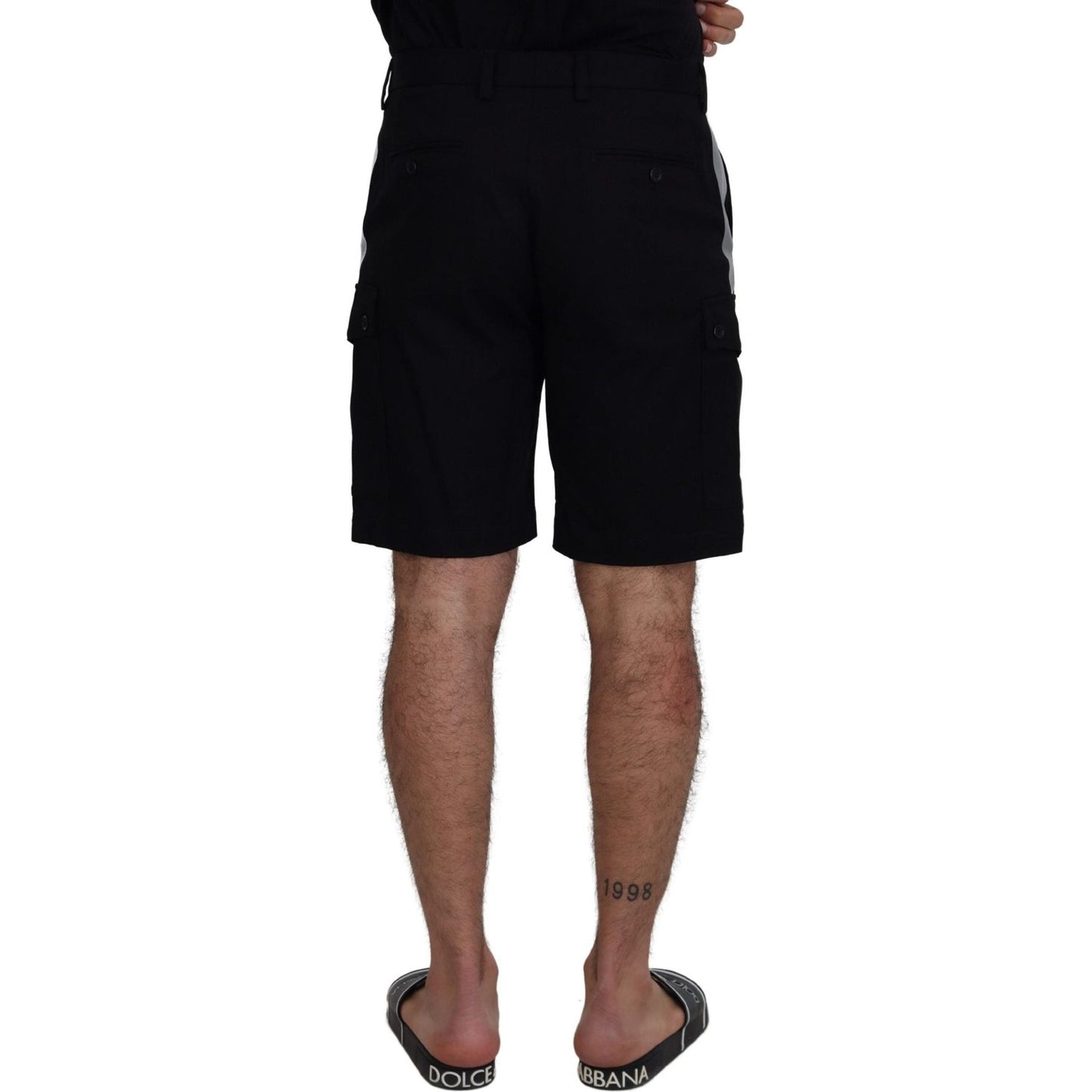 Dolce & Gabbana Elegant MainLine Black Shorts Dolce & Gabbana