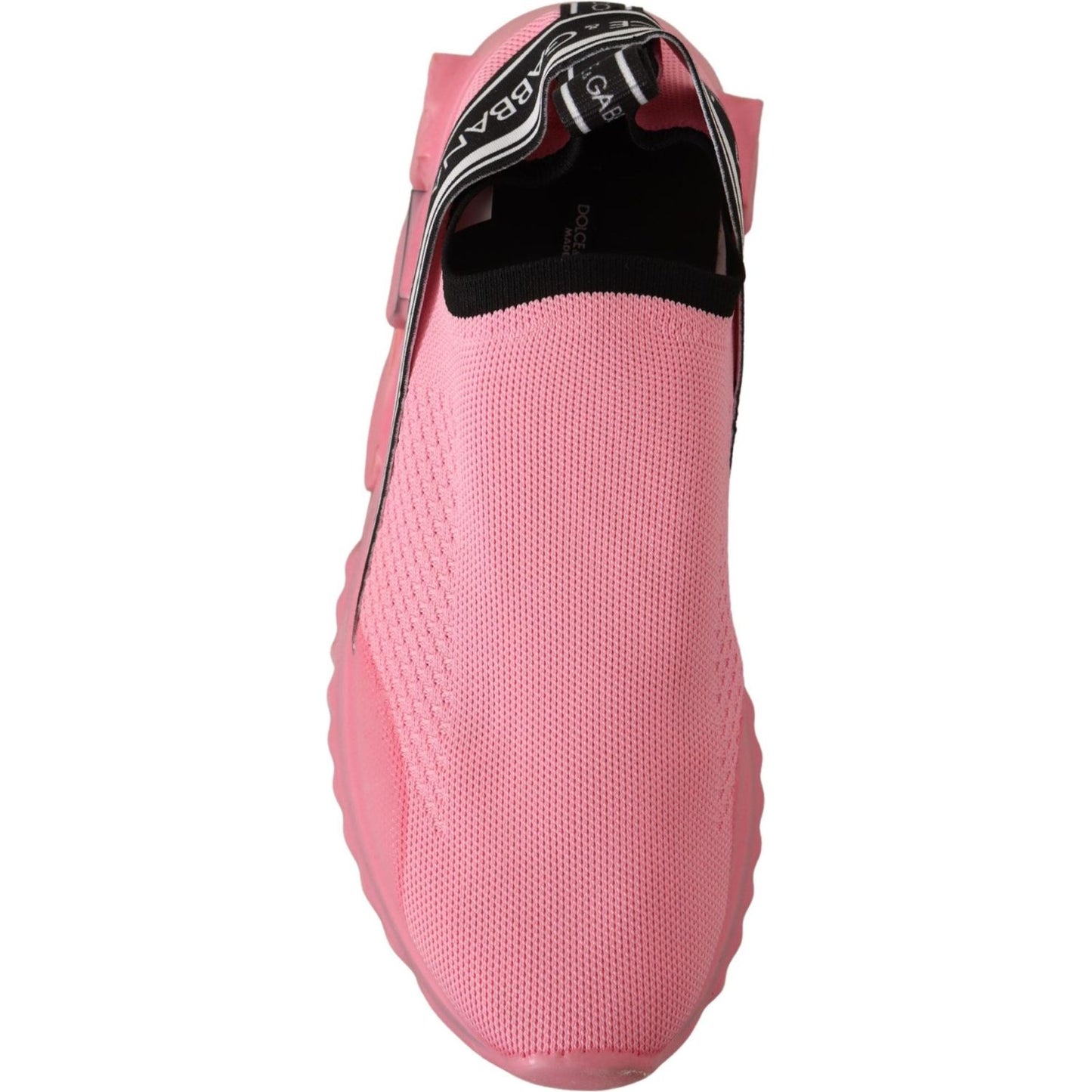 Dolce & Gabbana Chic Pink Sorrento Slip-On Sneakers Dolce & Gabbana