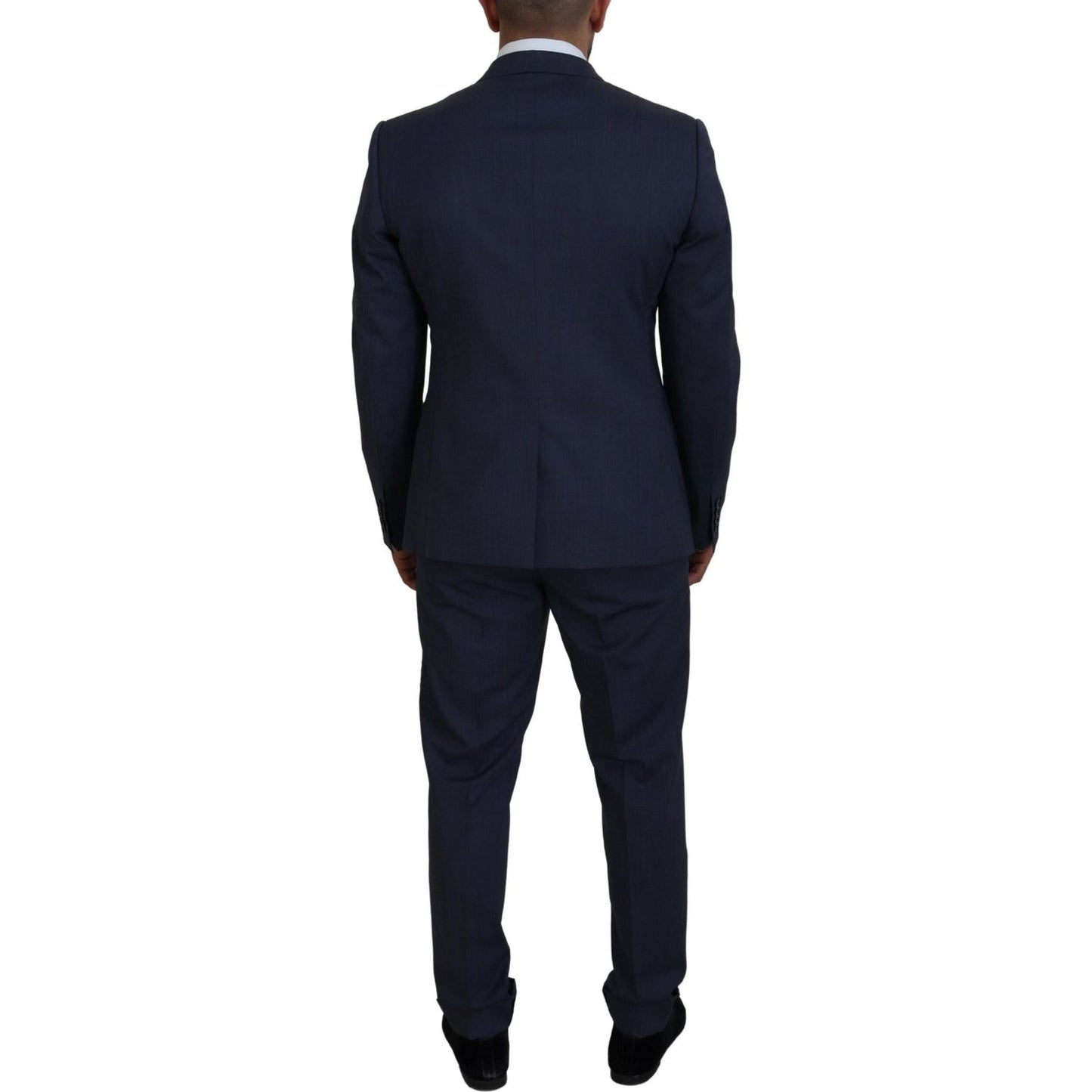 Dolce & Gabbana Elegant Blue Martini Men's Slim Fit Suit Dolce & Gabbana