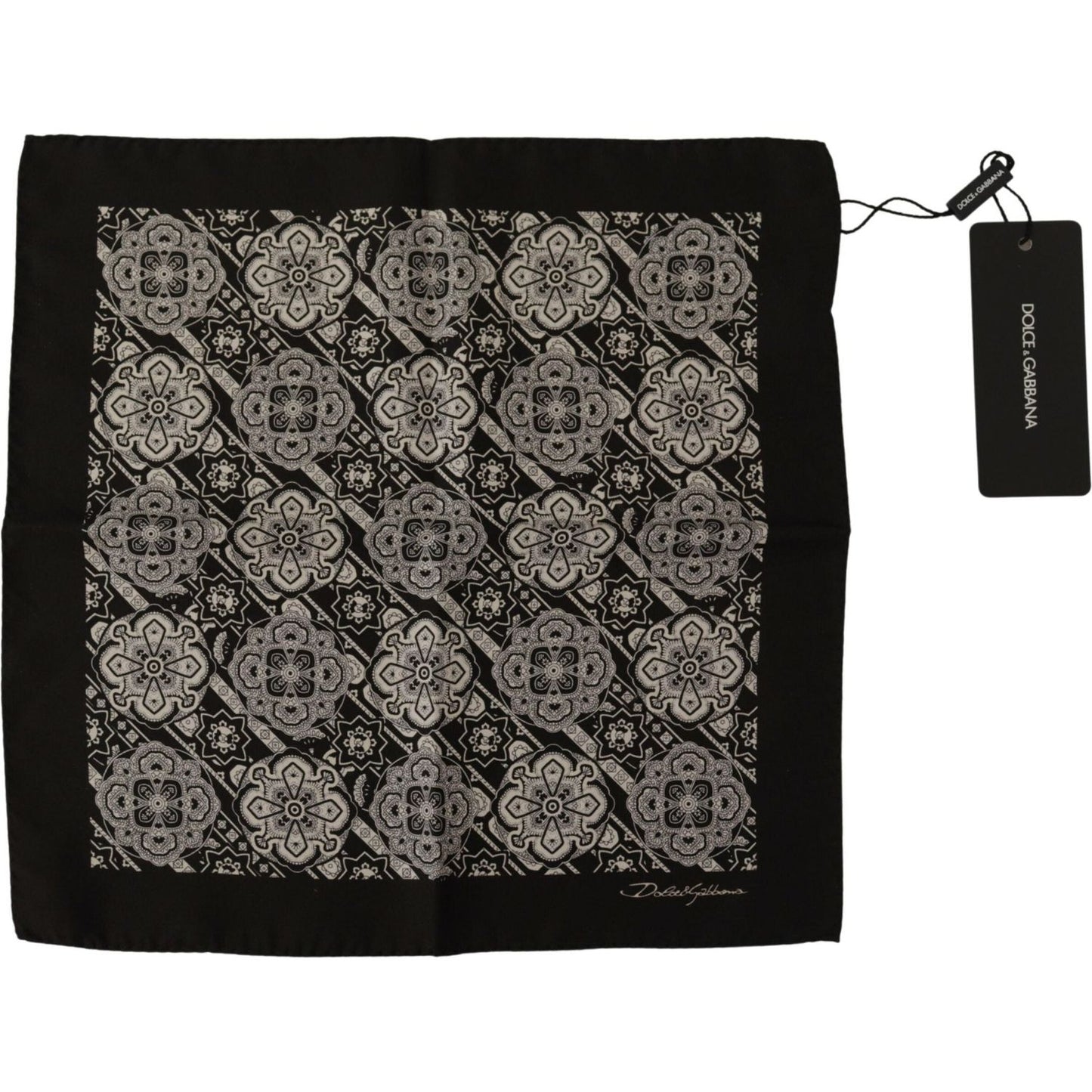 Dolce & Gabbana Elegant Silk Men's Square Scarf Dolce & Gabbana