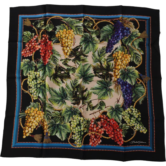 Dolce & Gabbana Elegant Men's Silk Square Scarf Dolce & Gabbana